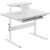 Растущая парта-трансформер с полкой и подставкой для книг