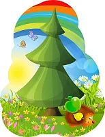 Стенд Елочка , резной, арт. ДС-1562