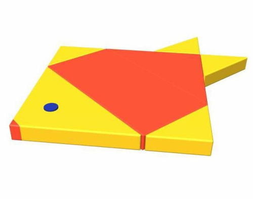 Набор мягких модулей Мат-головоломка Рыбка Набор мягких модулей Мат-головоломка Рыбка