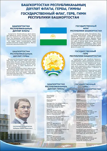 Стенд Символика Республики Башкортостан Стенд Символика Республики Башкортостан