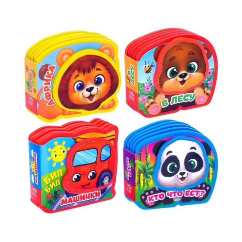 Набор мягких книжек-малышек Играем с малышом (4 шт.) Набор мягких книжек-малышек Играем с малышом (4 шт.)