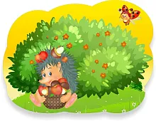 Стенд Ежик , резной, арт. ДС-1568