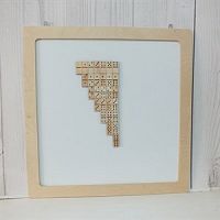 Настенная панель магнитная "Домино"