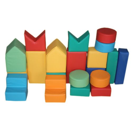 Набор мягких модулей Юный Строитель 20, 20 элементов Набор мягких модулей Юный Строитель 20, 20 элементов