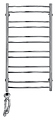 Domoterm Калипсо П12 50x100 см EL, левый, хром Domoterm Калипсо П12 50x100 см EL, левый, хром
