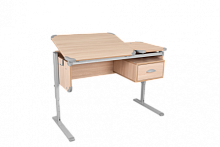 Стол ученический Parta 2 70-40 с подвесной тумбой, 1100х500х525-765 мм