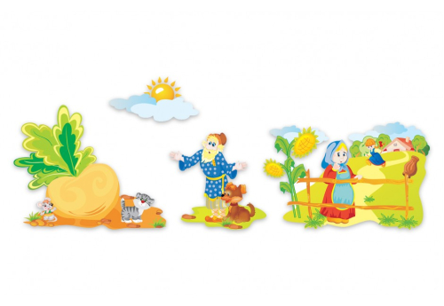 Набор декоративных элементов "Репка" Набор декоративных элементов "Репка"