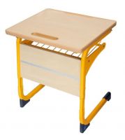 Стол ученический одноместный, с наклонной столешницей Стол ученический одноместный, с наклонной столешницей