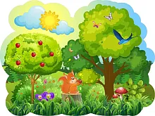 Стенд Дубок , резной, арт. ДС-1555