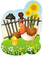 Стенд Курочка , резной, арт. ДС-1560