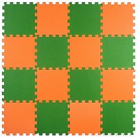 Детское напольное покрытие, коврик-пазл 25х25 см (16 шт.)