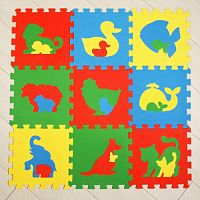 Развивающий коврик в ассортименте 33х33 см (9 шт.)