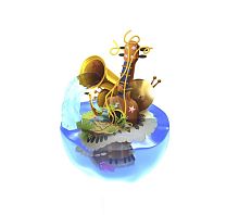 Дополнительный остров "Звукеан" для интерактивного пола Magium