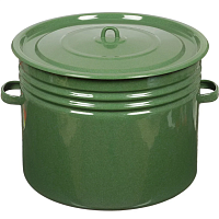 Бак эмалированный 40 л с крышкой