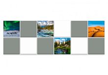 Комплект магнитных панелей для кабинета географии