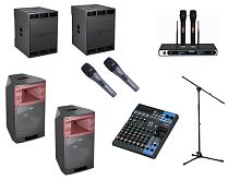 Комплект акустической системы (зал до 100 человек)