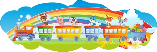 Стенд резной Веселый поезд, арт. ДС-04285 Стенд резной Веселый поезд, арт. ДС-04285