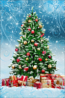 Баннер Новогодний, 2х3 м