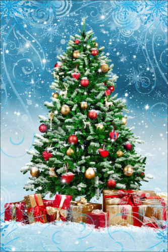 Баннер Новогодний, 2х3 м Баннер Новогодний, 2х3 м