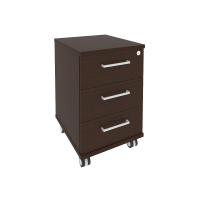 Тумба мобильная (3 ящика) First, 412х470х650 мм Тумба мобильная (3 ящика) First, 412х470х650 мм