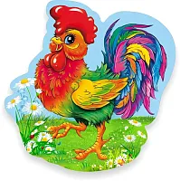 Стенд Петух , резной, арт. ДС-1571