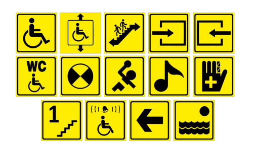 Тактильные пиктограммы Тактильные пиктограммы
