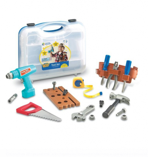 Игровой набор Рабочие инструменты с дрелью Игровой набор Рабочие инструменты с дрелью