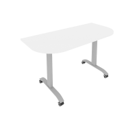 Стол радиусный складной мобильный Mobile System, 1400х650х757 мм Стол радиусный складной мобильный Mobile System, 1400х650х757 мм