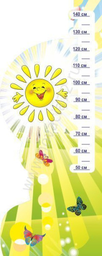 Стенд Ростомер 0,6*1,5м Стенд Ростомер 0,6*1,5м