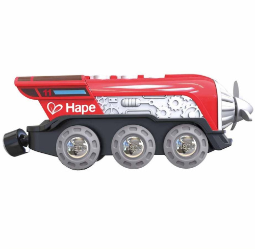 Поезд в пропеллером на батарейках Поезд в пропеллером на батарейках