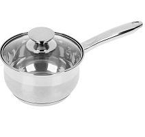 Ковш 1,8 л с крышкой, нержавеющая сталь