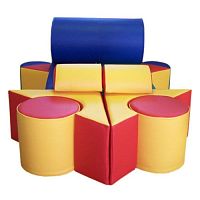 Набор мягких модулей Самолет, 13 элементов